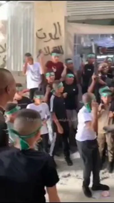 Gazan Children Celebrate October 7th Massacre – Dressed as Militants Holding Rifles