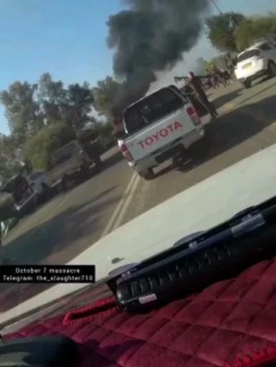 Gazan Civilians and Hamas Militants Open Fire on Israeli Cars and Abduct Civilians Using RPGs on October 7 2023